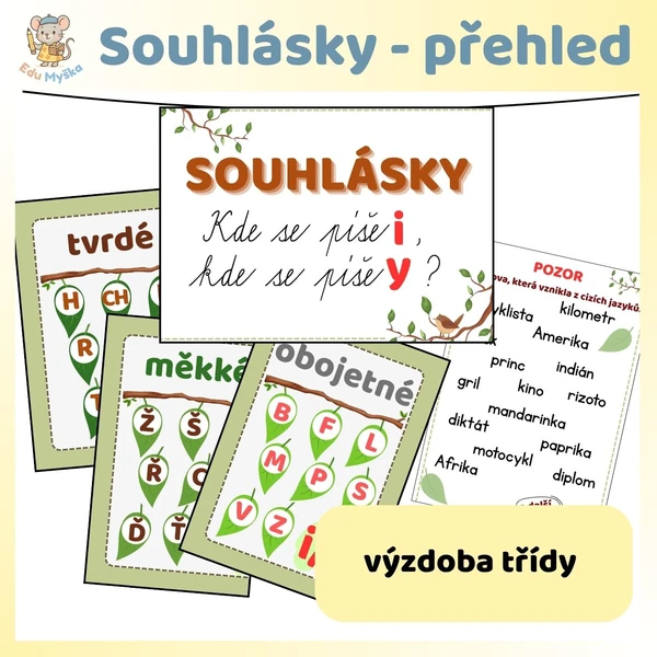 Souhlásky - výzdoba 1