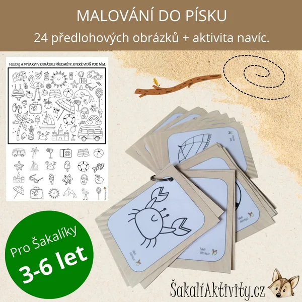  MALOVÁNÍ DO PÍSKU - předlohové obrázky  1