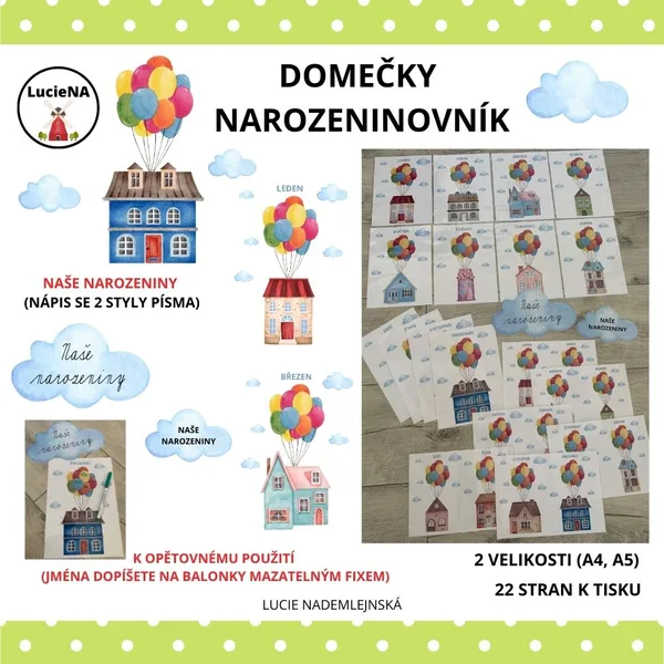 NAROZENINOVNÍK DOMEČKY 1