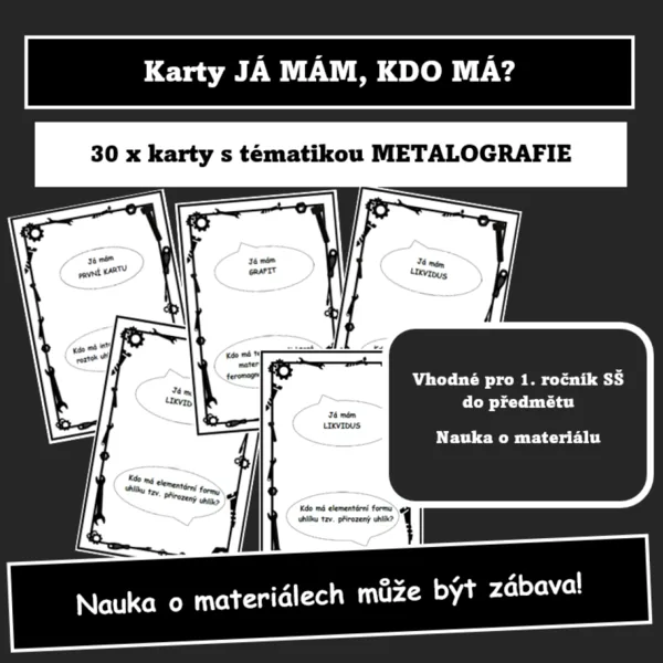 Metalografie - Já mám, kdo má? 1