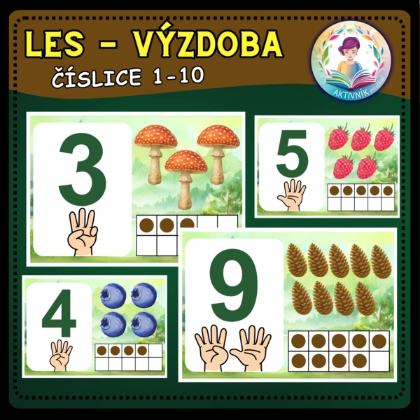 LES - číslice 1-10 1
