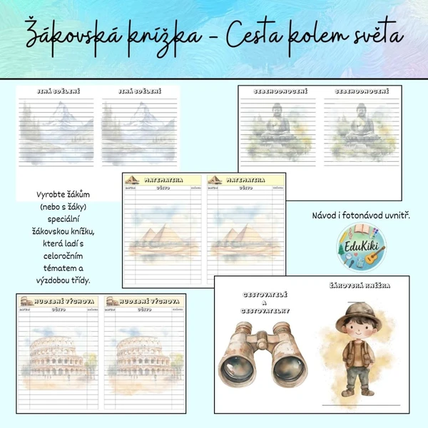 Žákovská knížka - Cesta kolem světa 1