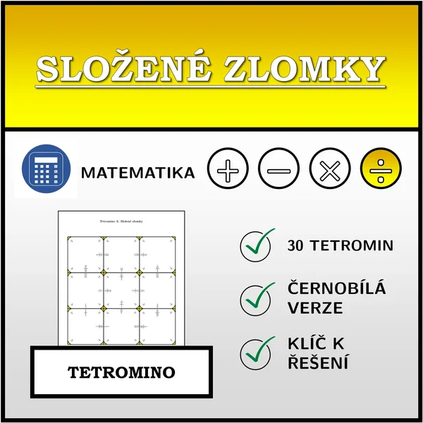 Tetromino - Složené zlomky | matematika 1