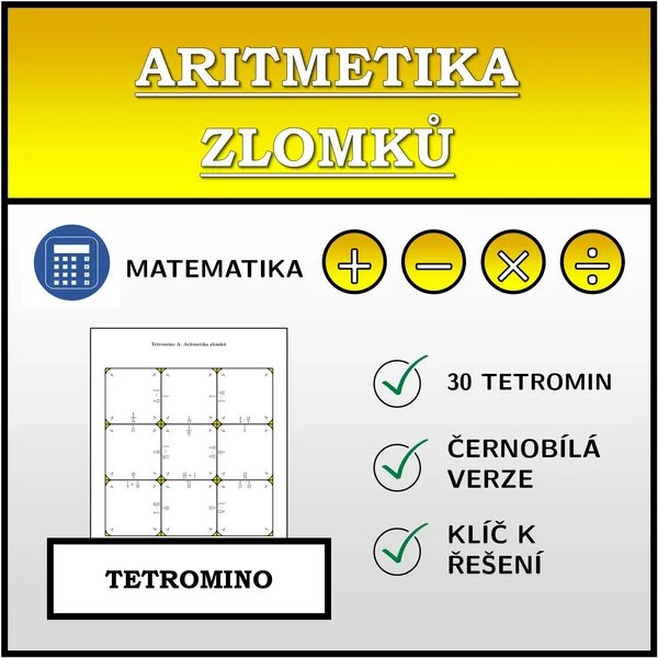 Tetromino - Aritmetika zlomků | matematika 1