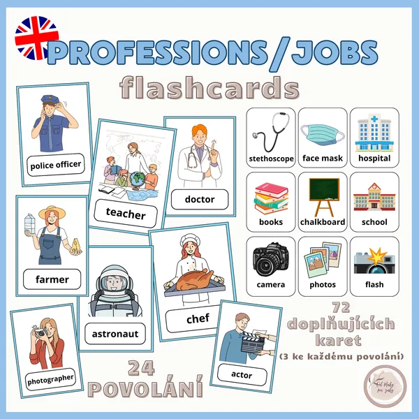 AJ Flashcards - Professions/ Jobs 1