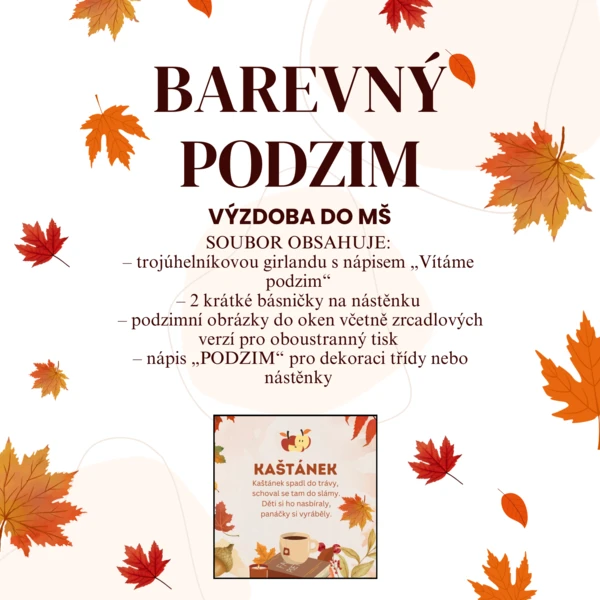 Barevný podzim - Výzdoba do MŠ 1