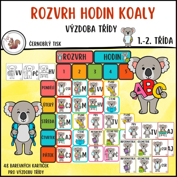 Rozvrh hodin koaly 1