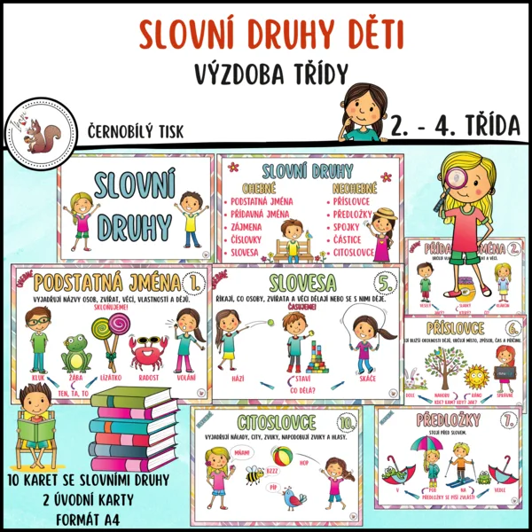 Slovní druhy děti 1