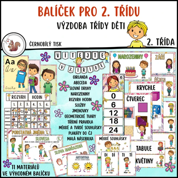 Balíček pro 2. třídu děti 1