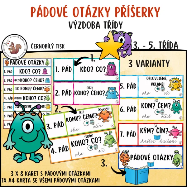 Pádové otázky příšerky 1