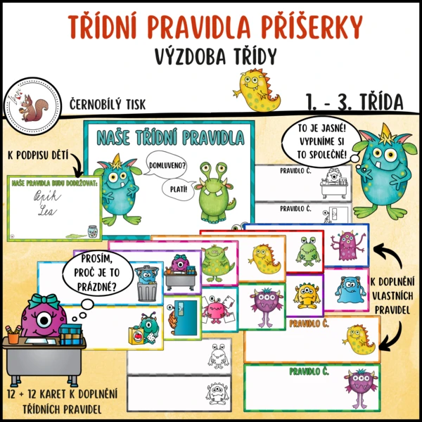 Třídní pravidla příšerky 1