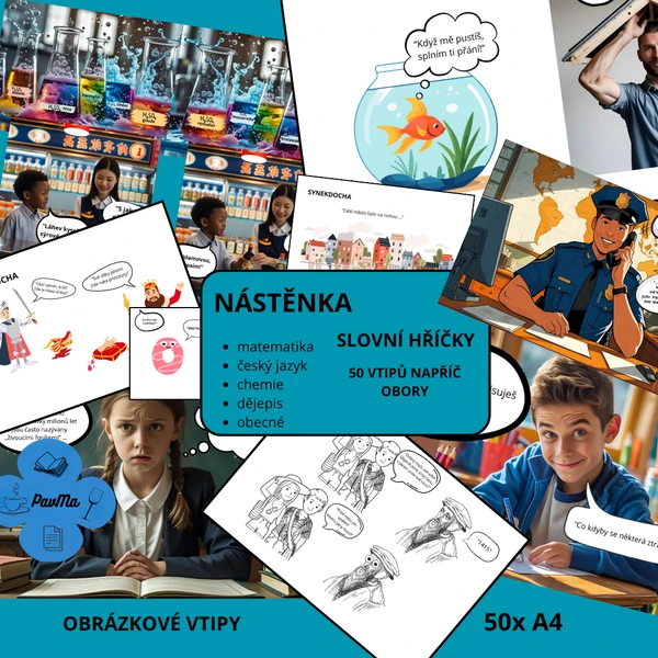 Nástěnka: Vtípky a slovní hříčky napříč obory 1