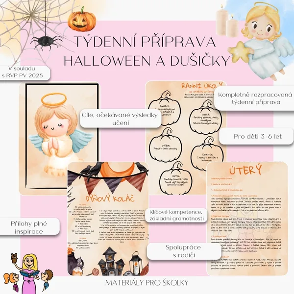 Týdenní příprava - Halloween a Dušičky 1