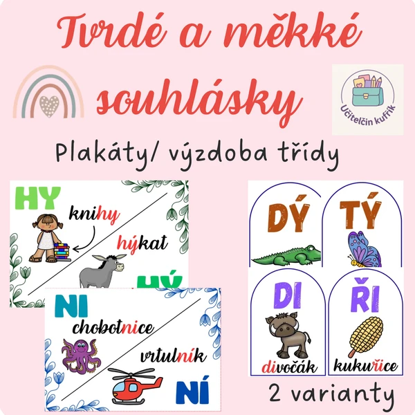 Tvrdé a měkké souhlásky  1