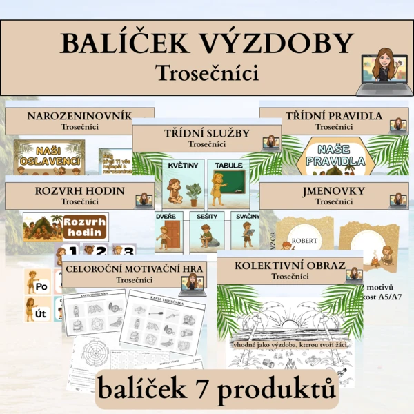 výzdoba + celoroční hra (téma: trosečníci)  1