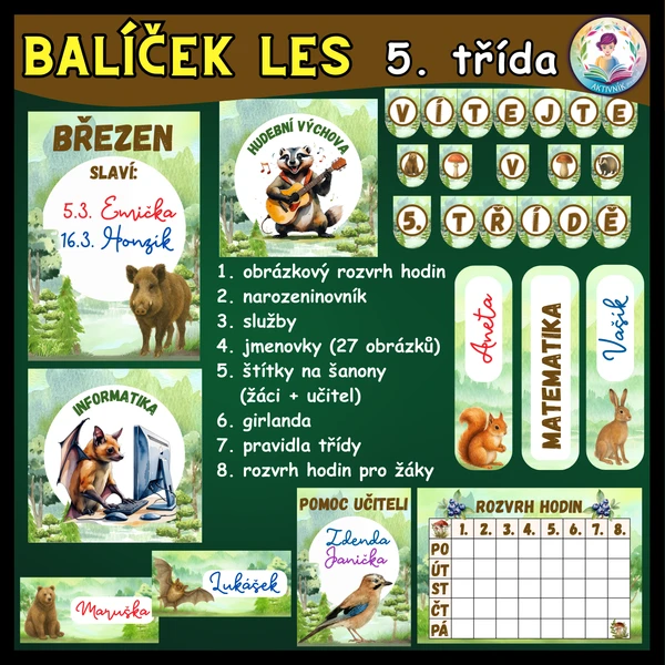 LES - BALÍČEK 5. třída 1
