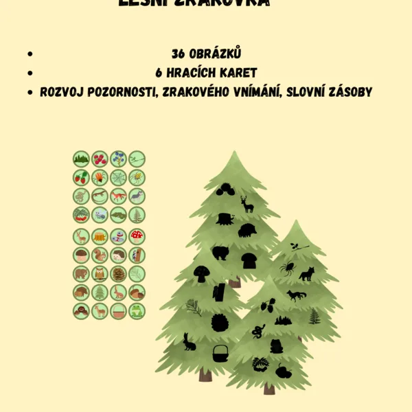 Lesní zrakovka - postřehovka 1
