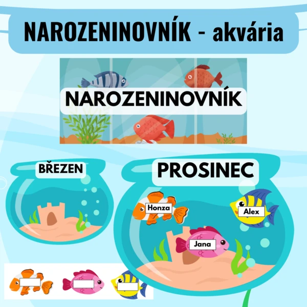 NAROZENINOVNÍK - akvária 1