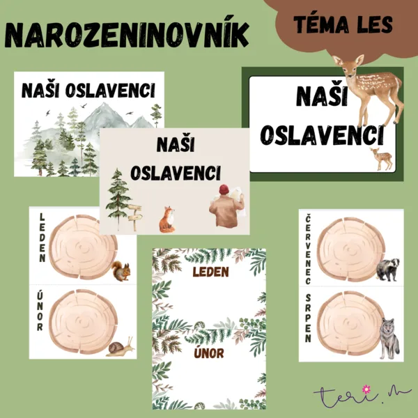 NAROZENINOVNÍK - téma LES 1