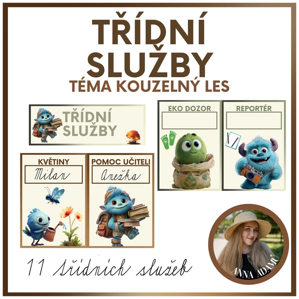 Třídní služby - kouzelný les 1