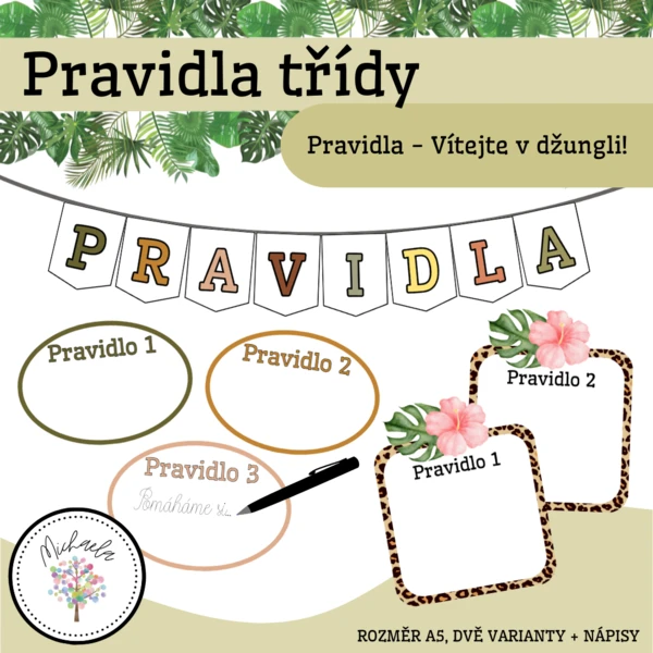 Pravidla třídy (šablony) 1