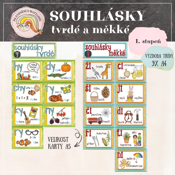 Souhlásky tvrdé a měkké 1