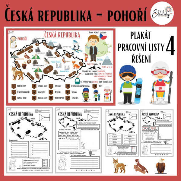 Česká republika – pohoří, hory a přírodní zajímavosti 1