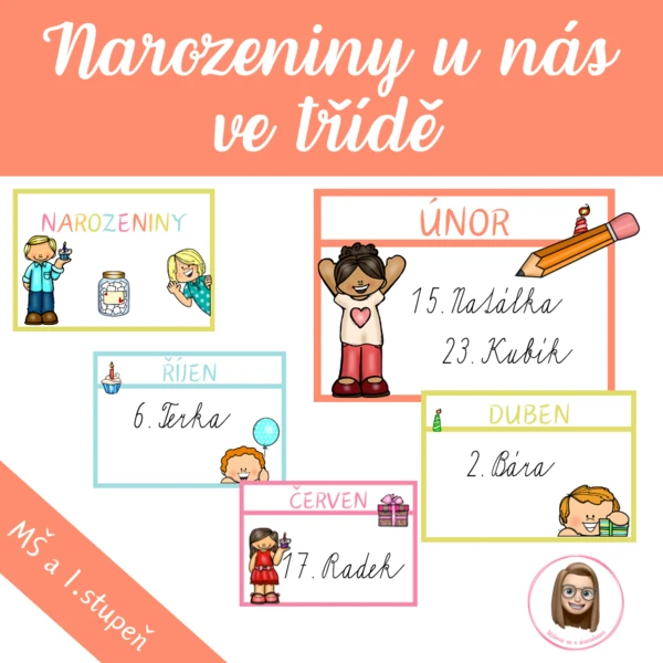 Narozeniny u nás ve třídě 1