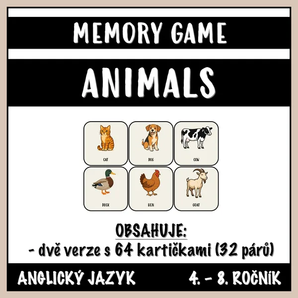 Pexeso - Animals 1