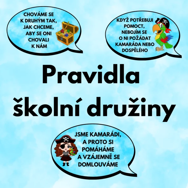 Pravidla školní družiny - Piráti 1