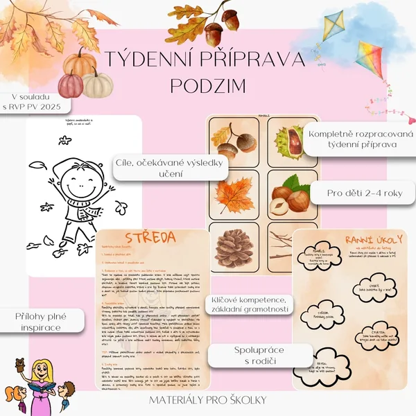 Týdenní příprava - Podzim pro nejmenší 1