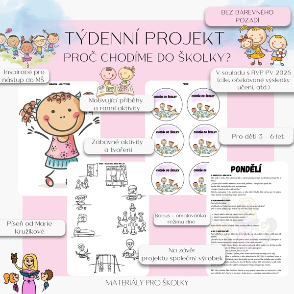 Týdenní projekt - Proč chodíme do školky? 1