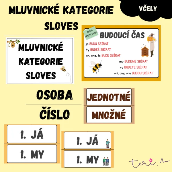 MLUVNICKÉ KATEGORIE SLOVES - téma VČELY 1