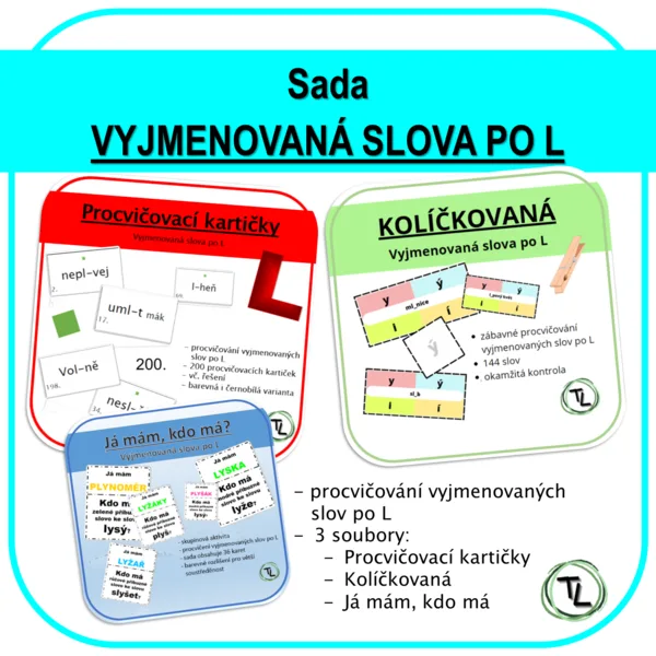 Sada - Vyjmenovaná slova po L 1