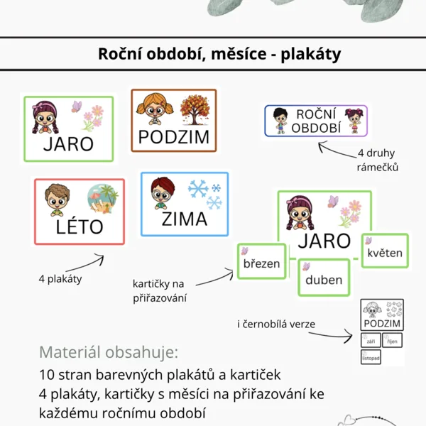 Roční období - děti 1
