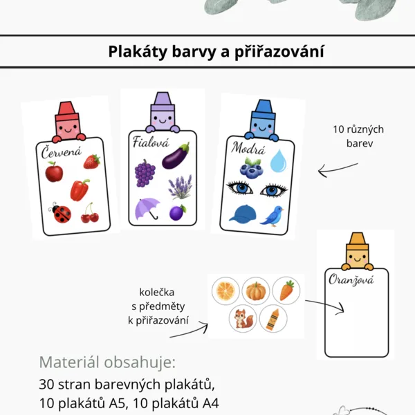 Barvy - pastelky 1