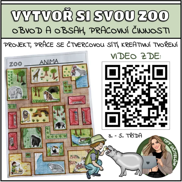 Vytvoř si svou zoo, obvod a obsah 1