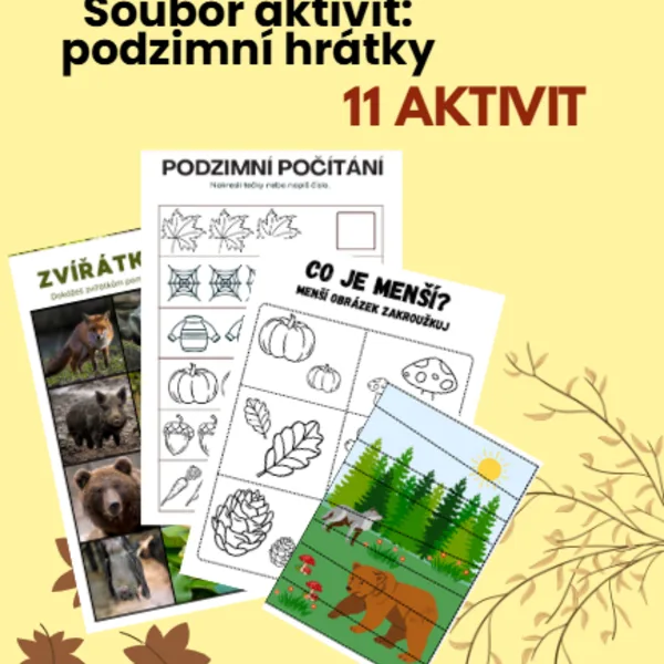 Soubor aktivit: PODZIMNÍ HRÁTKY 1