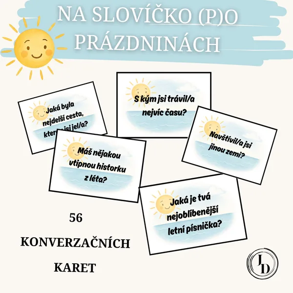 Na slovíčko (p)o prázdninách - konverzační kartičky 1