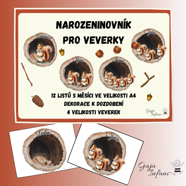 Narozeninovník pro Veverky 1