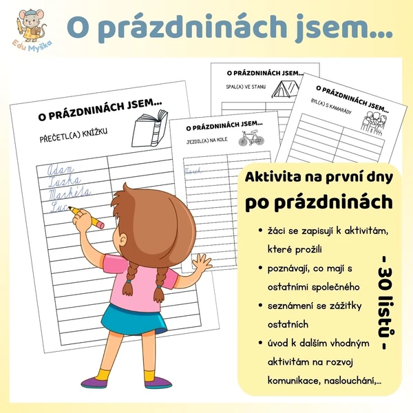 Po prázdninách - naše zážitky 1