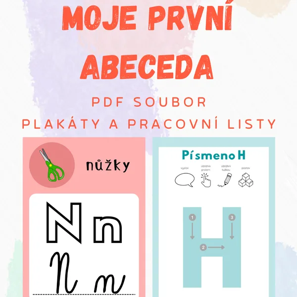 Moje první abeceda – plakáty a pracovní listy 1