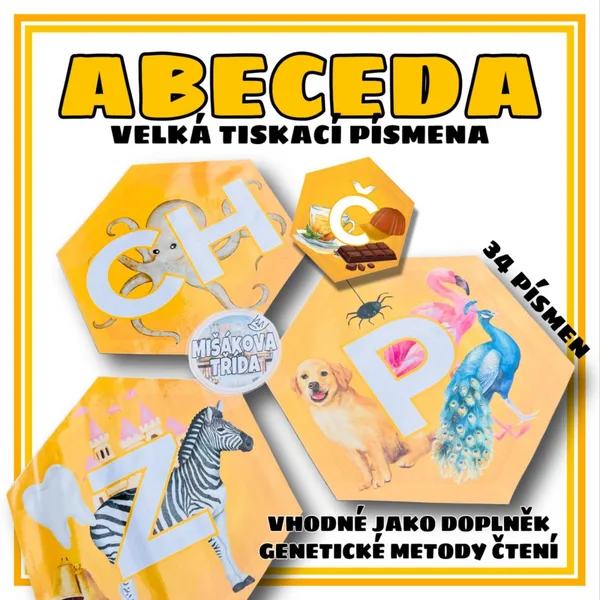 VČELY - abeceda - pouze tiskací písmo 1
