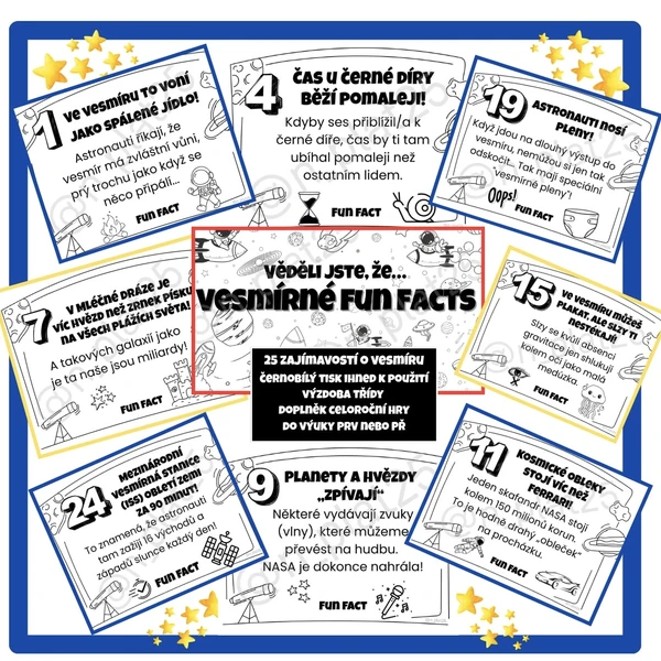 Vesmírné fun facts 1