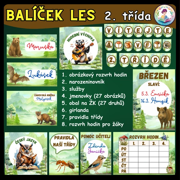 LES - BALÍČEK 2. třída 1