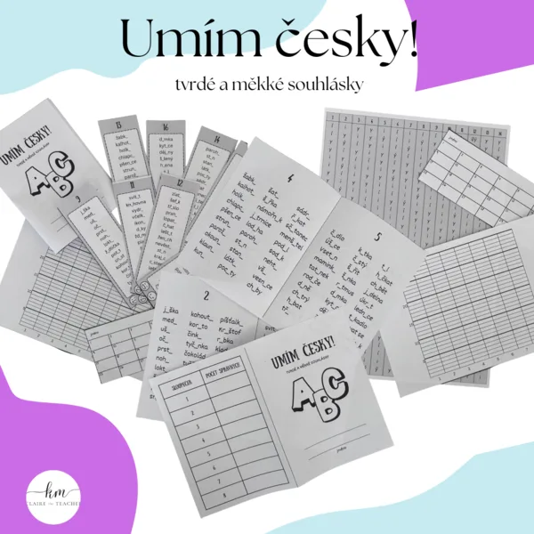 Umím česky! Tvrdé a měkké souhlásky 1