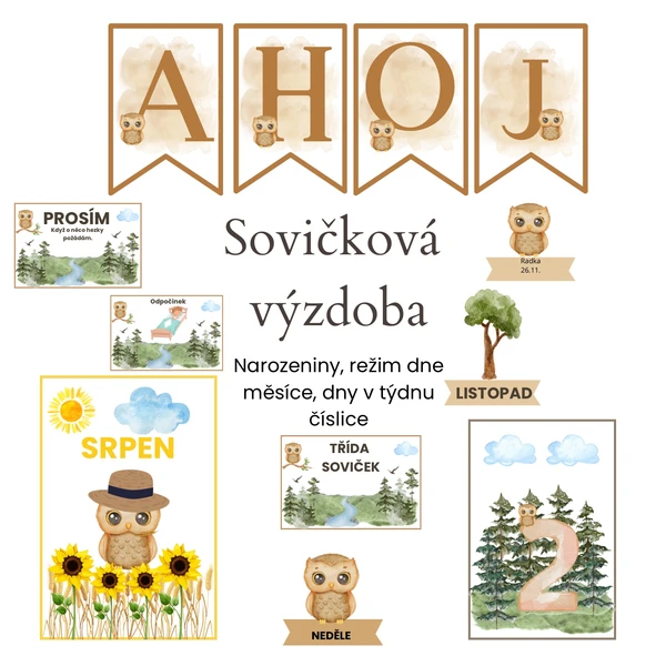 Sovičková výzdoba 🦉🤎 1