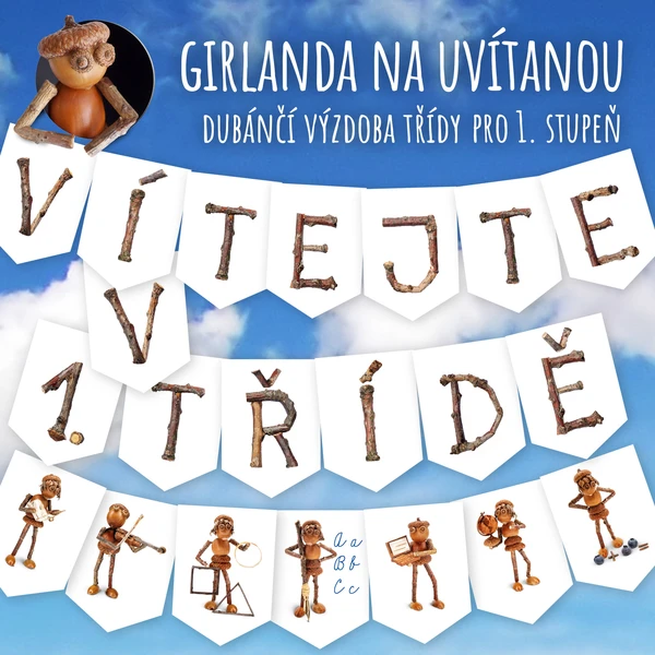 Girlanda na uvítanou do školy 1