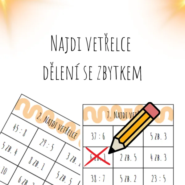 Najdi vetřelce - dělení se zbytkem 1