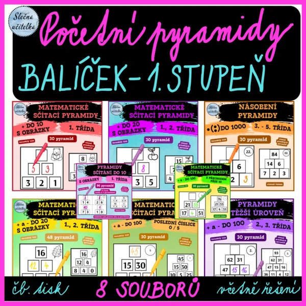 POČETNÍ PYRAMIDY PRO 1. STUPEŇ ZŠ - BALÍČEK 1